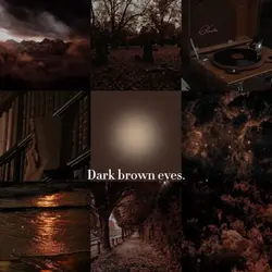Dark brown eyes
