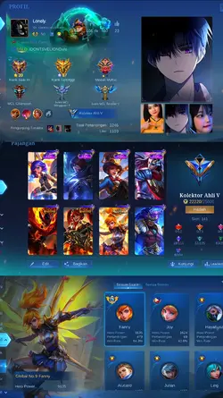 Profil x koleksi