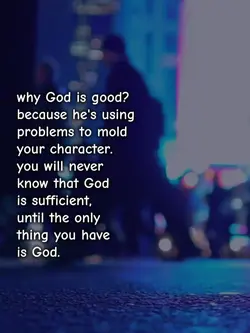 God is good 