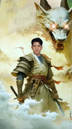 Dragon samurai