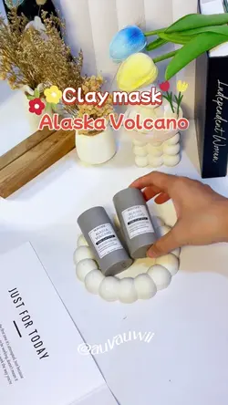 Volcano clay mask