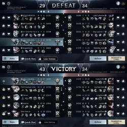 Victory,defeat