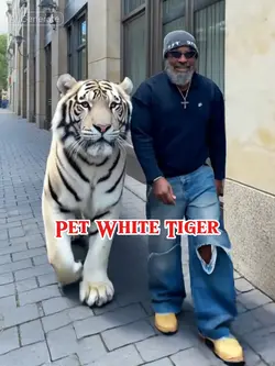 Pet White Tiger