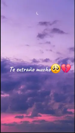 TE EXTRAÑO MUCHO
