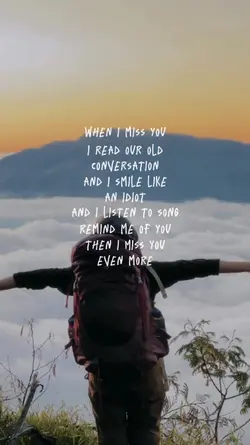 when i Miss you 