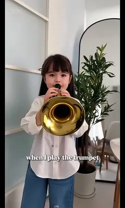I play the trumpet 
