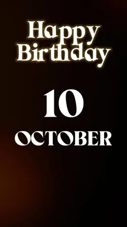 HBD 10 OCTOBER