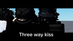 Three way kiss