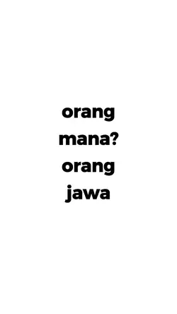 orang mana orang