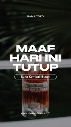 hari ini tutup