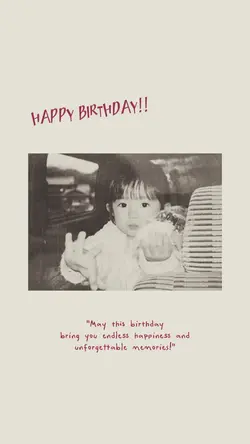 happy birthday!!