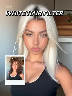 White hair filter 