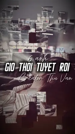 Gió thổi tuyết rơi