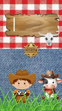 invitación vaquero