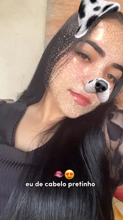 Eu de cabelo pretin🫦