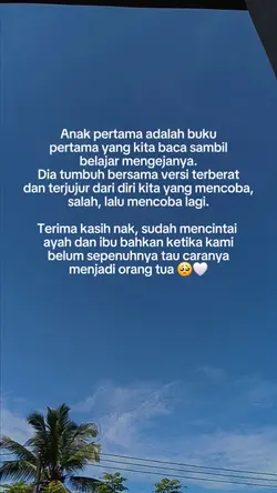 anak pertama