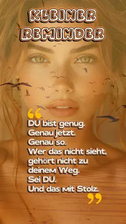 Du bist genug 