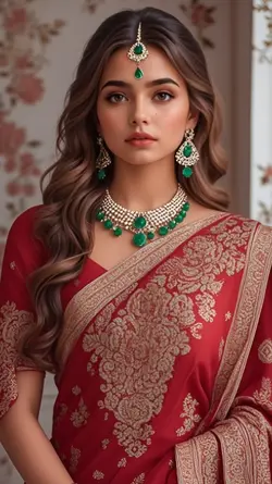 woman Indian look