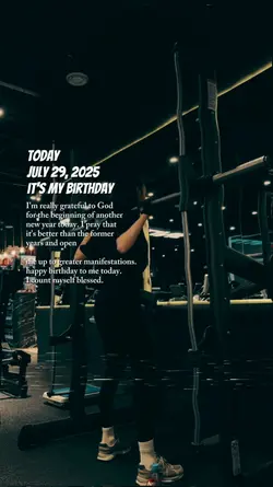 July 29 2025 my bday