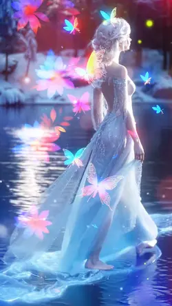 Snow & butterfly 5