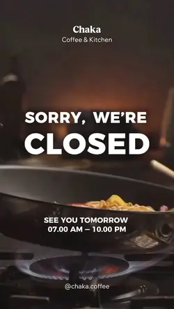 Sorry, We’re Closed