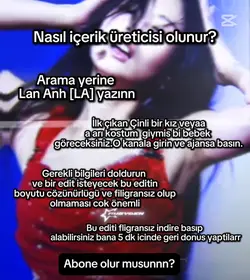 içerik üreticisi ol.