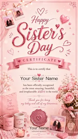 HAPPY SISTER'S DAY