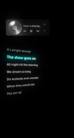 The show goes on 