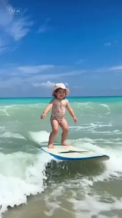 Surfing Baby