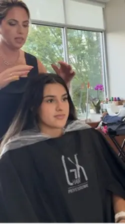 Hair makeover