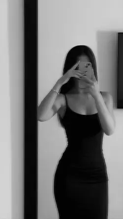 black white