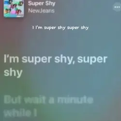 super shy lyrics