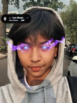 efek mata menyala 