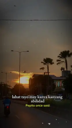 Pepito once Said: