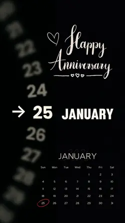 anniversary 25 jan