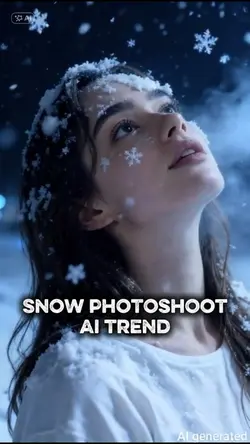 Snow photoshoot