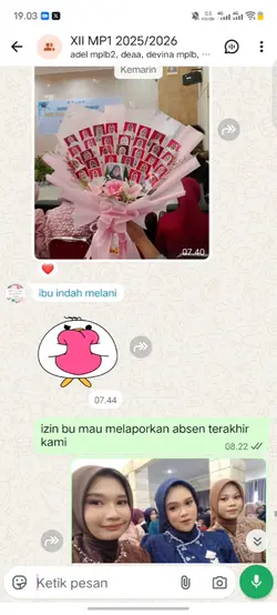 absen terakhir