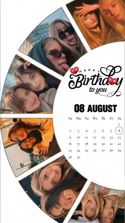 BIRTHDAY 08 AUGUST
