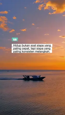 konsisten melangkah