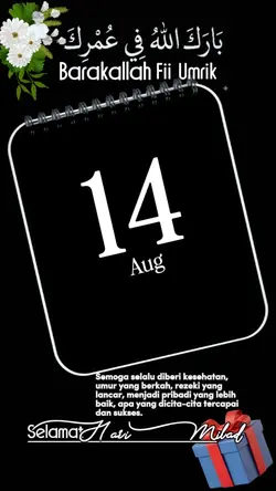 Selamat Hari Milad