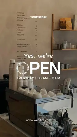 We Are Open