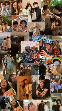 birthday collage