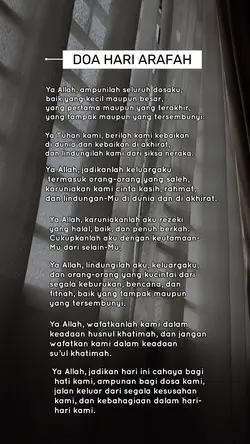 Doa Hari Arafah
