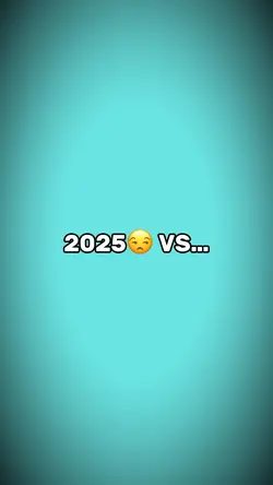2025 vs 2020❤️