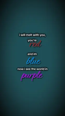 red, blue, purple 