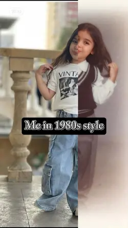 Me in 1980s style