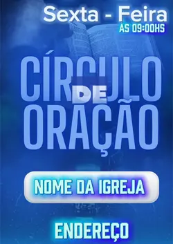 Divulgação culto