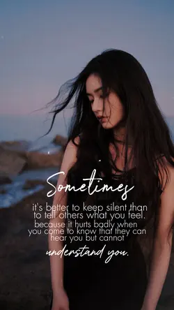 Keep silent