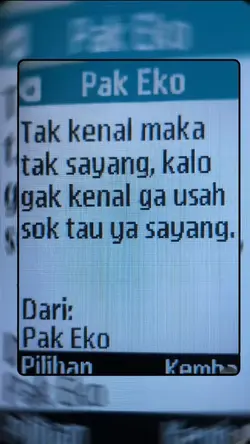 pak eko tak kenal