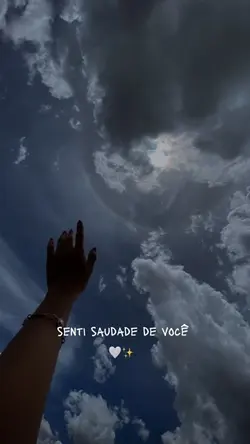Senti saudade de vc